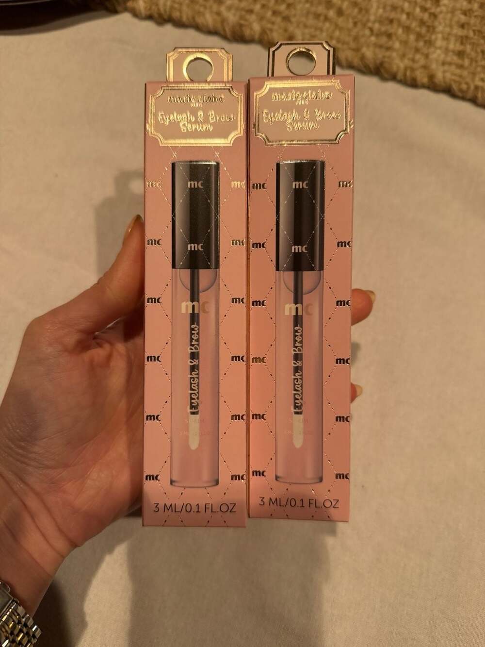 Marie Claire Paris Eyelash & Brow Serum -- 2 Pack